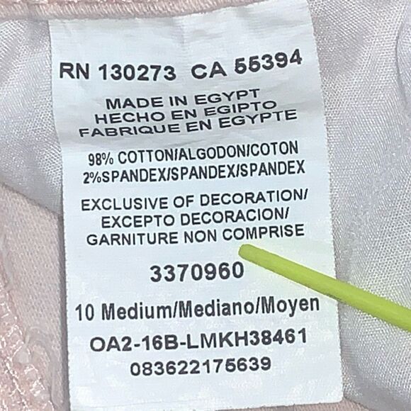 Lee Women's Size 10 Medium Pedal‎ Pink Easy Fit Cropped Jeans Pants - Picture 4 of 9